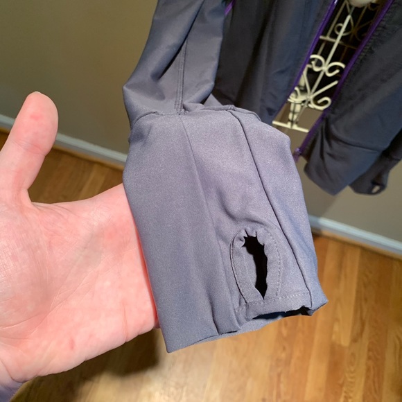 VOGO ATHLETICA Full Zip Active Jacket - Gray (S) - Picture 7 of 8